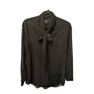 Banana  Republic Polka Dot Sheer Blouse